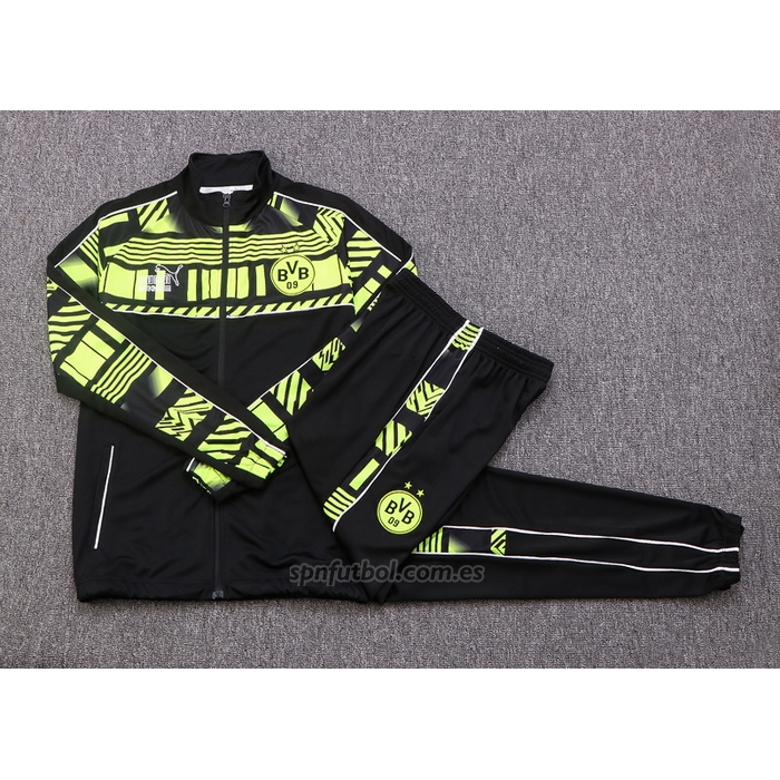 Chandal de Chaqueta del Borussia Dortmund 2022-2023 Negro